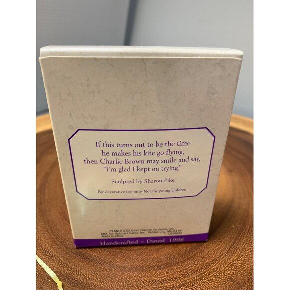 Hallmark Keepsake 1998 Ornament Charlie Brown Kite Peanuts - Picture 5 of 8